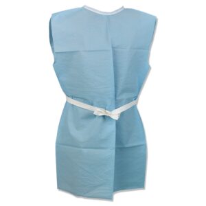 918156_tidi-exam-gown-2-ply-scrim-reinforced-blue_1 Disposable Patient Gowns / Robes (Pack of 4)